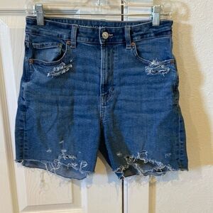 American Eagle stretch mom jean shorts